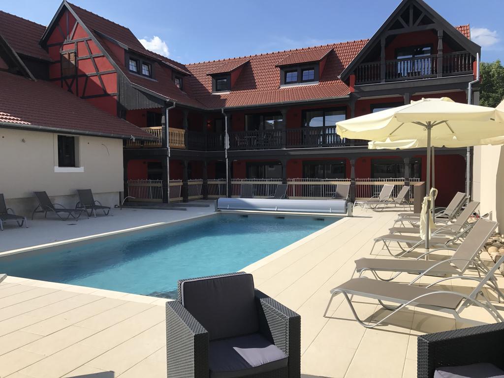 Au Soleil, Hotel Restaurant & Spa Valff Ngoại thất bức ảnh